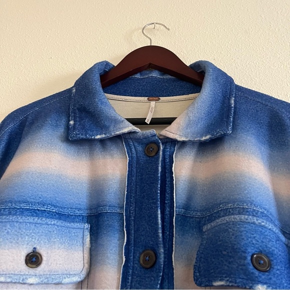 NWOT Free People Printed Ruby Jacket in Deep Sea Comb Size Medium - Picture 8 of 11